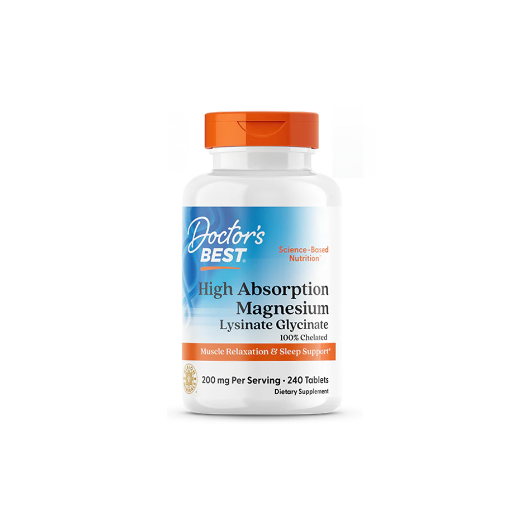 Magnesium mit hoher Absorption 200 mg 240 Tabletten Doctors Best