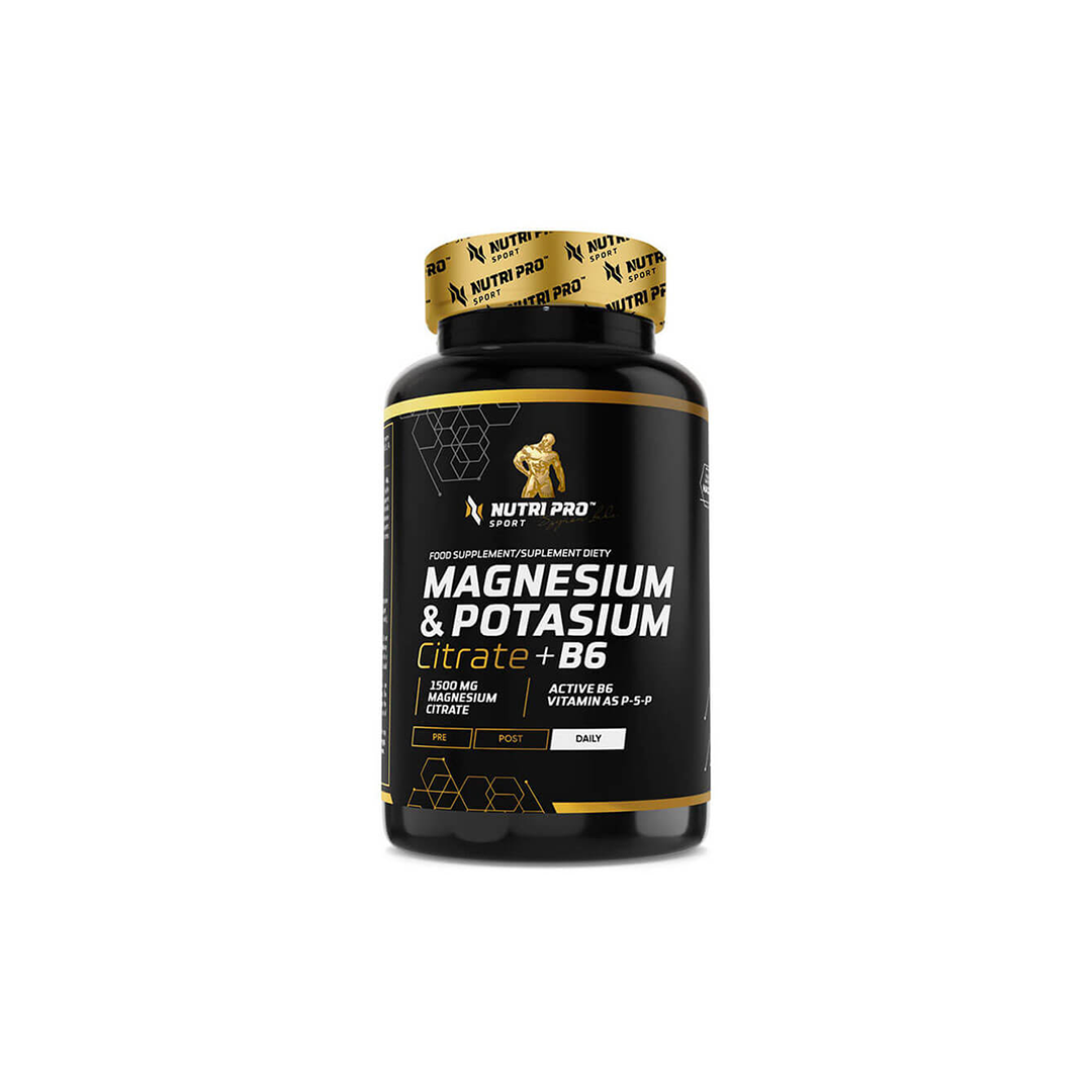 Magnesium- und Kaliumcitrat + B6 60 Kapseln Nutri Pro Sport