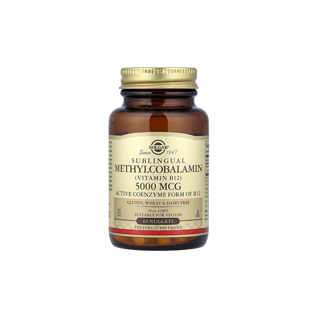 Sublinguales Methylcobalamin (Vitamin B12) 5000 mcg 60 Nuggets Solgar