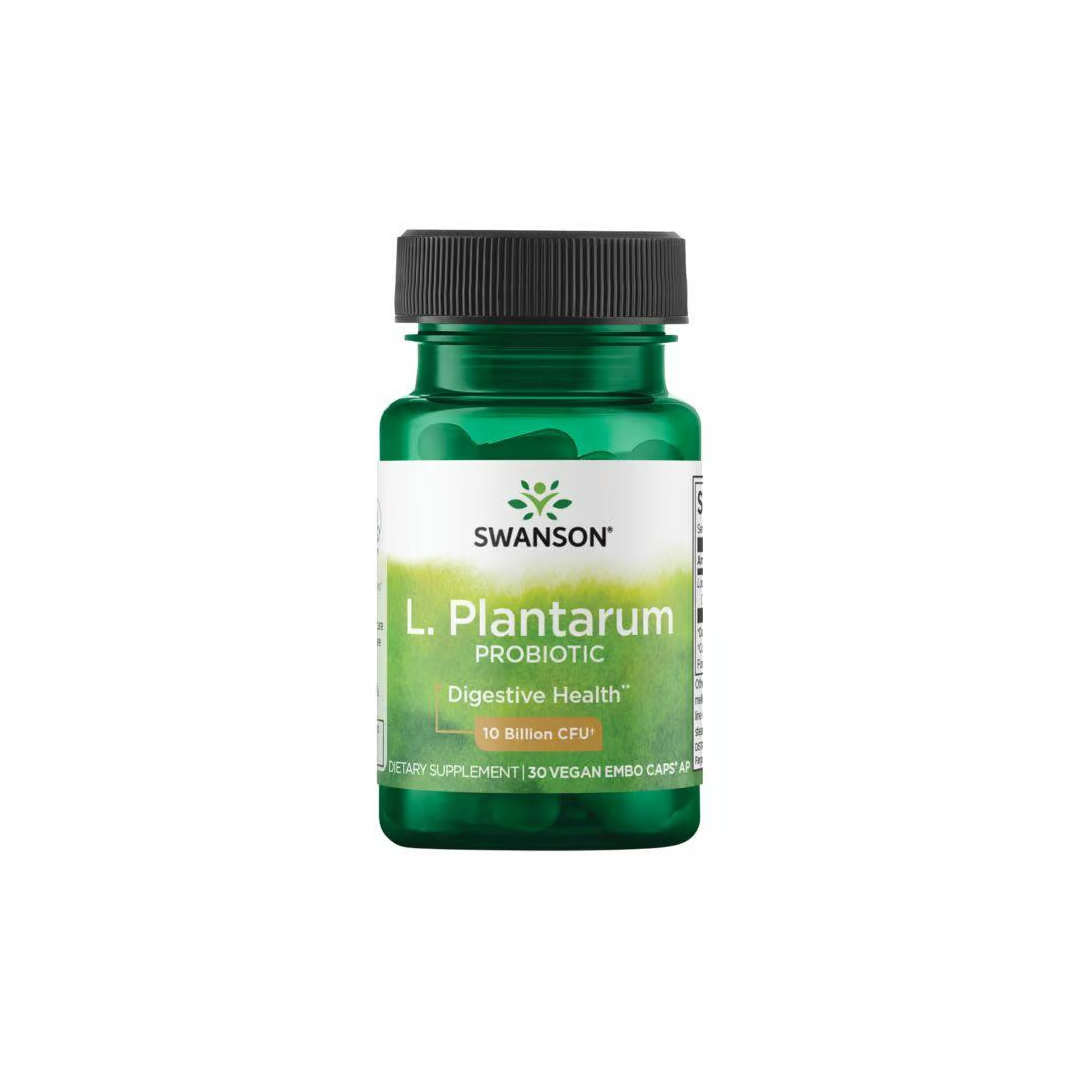 L. Plantarum Probiotikum 10 Milliarden CFU 30 vegane Embo-Kapseln Swanson Health Products